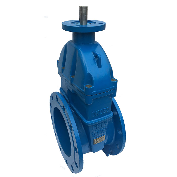 Задвижка чугун VOC4241CM аналог МЗВ обрезиненный клин Ду 200 Ру16 до +110 фл под эл/привод Tecofi VOC4241CM-00EP0200 Ду 200 мм