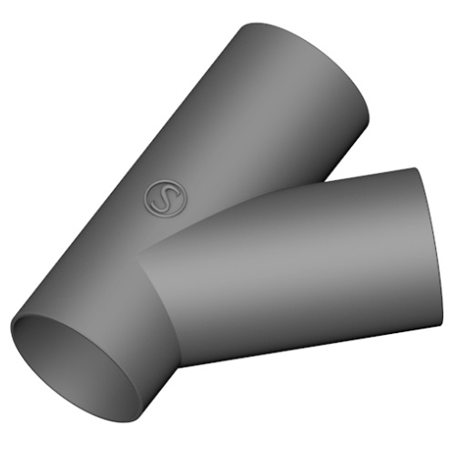 45° Тройник S-BML DN 200x150 52016 Ду 200/150 мм