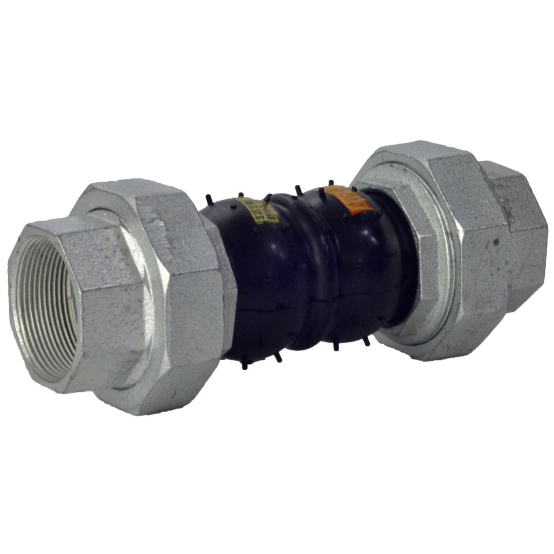 Компенсатор резиновый антивибрационный EPDM Ду 40 Ру16 ВР L=220мм сжатие/растяжение 22/5 мм RMCX 129-1948