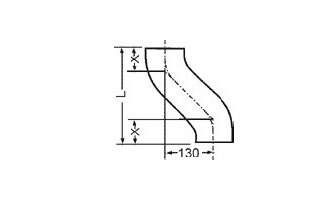 Чугунный уступ SML 130 мм