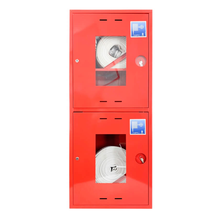 Шкаф пожарный навесной открытый ШПК 320-21 НОК универсальный с замком 1265х520х230 красный ФАЭКС 016-1516
