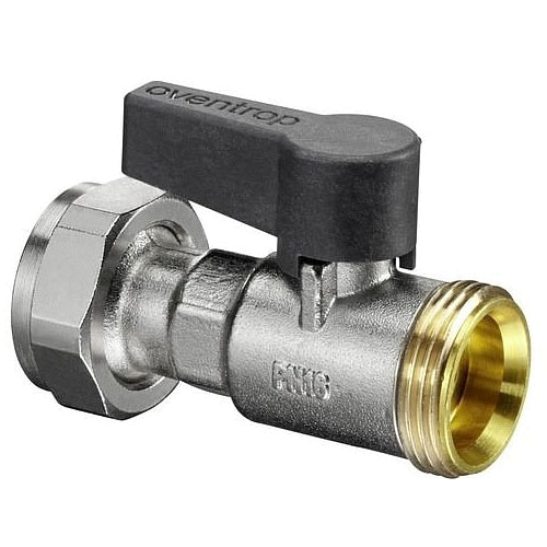 Кран шаровой нержавеющая сталь 3/4" под евроконус для коллектора Oventrop 1406504 129-4997
