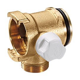 Элемент коллектора модульный DN 25 на 1 вых НР под адаптер с базой 16мм с регулирующим клапаном R585M Giacomini R585MY105 040-2897