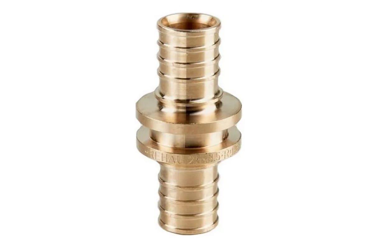 Муфта для PE-X бронза Дн 32 RAUTITAN PLATINUM RX Rehau 13777161001 Ду 32 мм