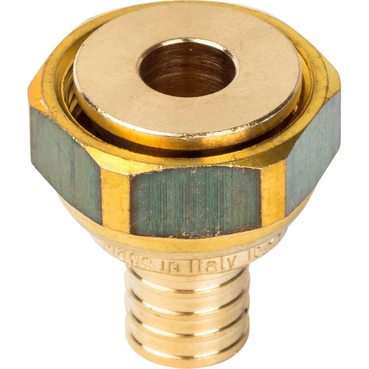 STOUT Переходник с накидной гайкой 16xG 3/4" для труб из сшитого полиэтилена аксиальный SPX-0001-001622