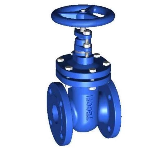 Задвижка чугун V4246 Ду 80 Ру16 до +150 фл Tecofi V4246-0080 Ду 80 мм