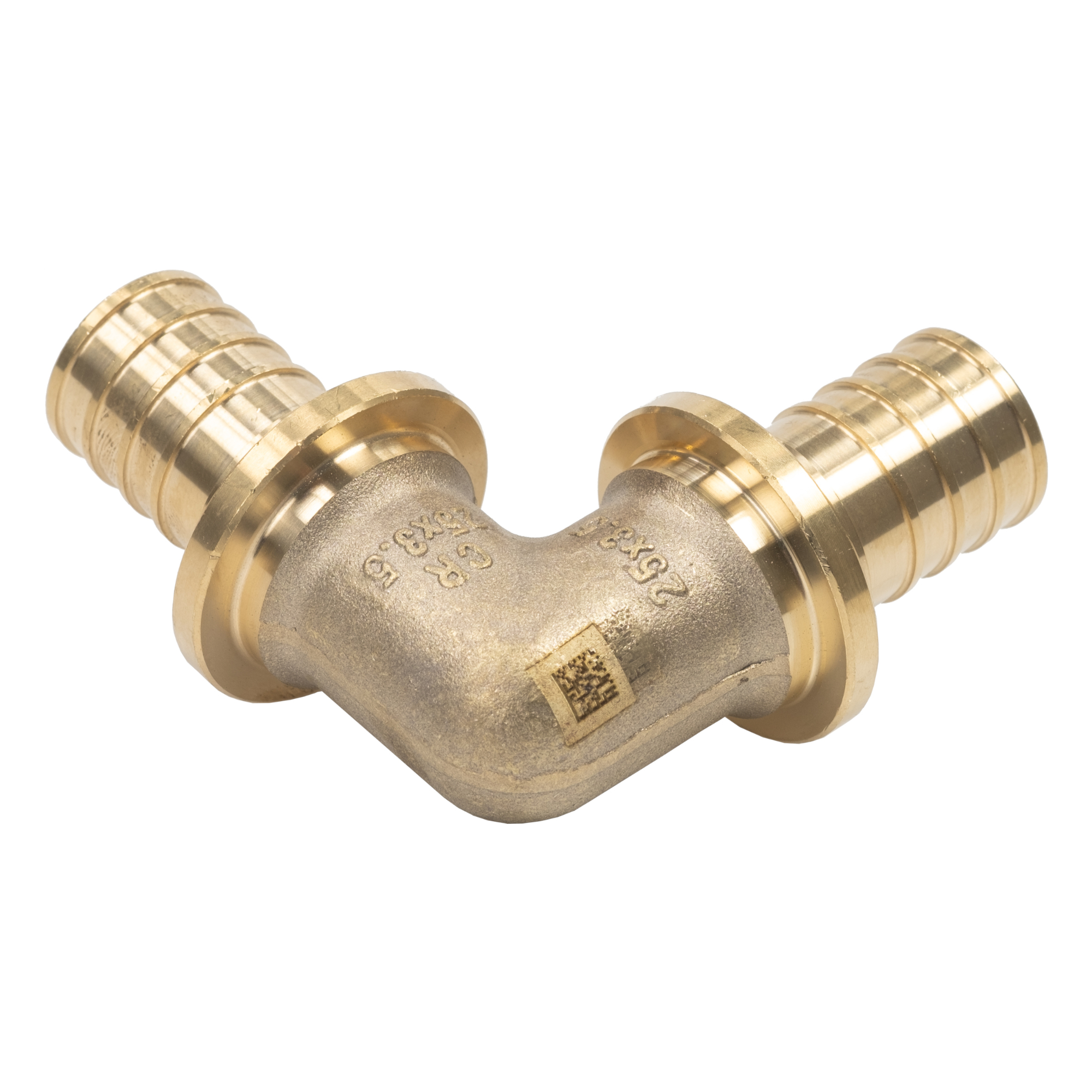 Угольник для PE-X труб аксиальный латунь Дн 20х90гр MX Рехау 11080221001 129-9717 Ду 20 мм