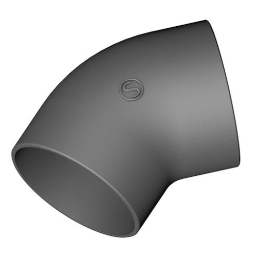 45° Отвод S-BML DN 150 25151 Ду 150 мм