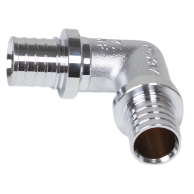 Угольник для PE-X труб аксиальный латунь оц Дн 17х90гр THERM S Рехау 12588973002 129-9948 Ду 17 мм