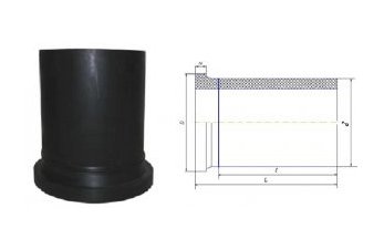 Втулка под фланец ПЭ сварной