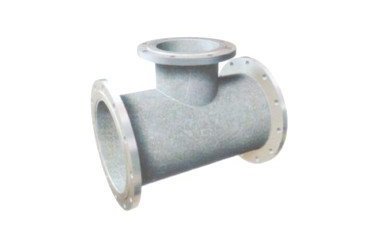 Чугунный тройник фланцевый