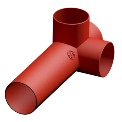 88° Крестовина двухплоскостная с удлиненной стороной S-SML DN 100х100х100 82001