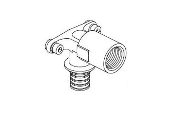 Угольник настенный RAUTITAN MX, длинный