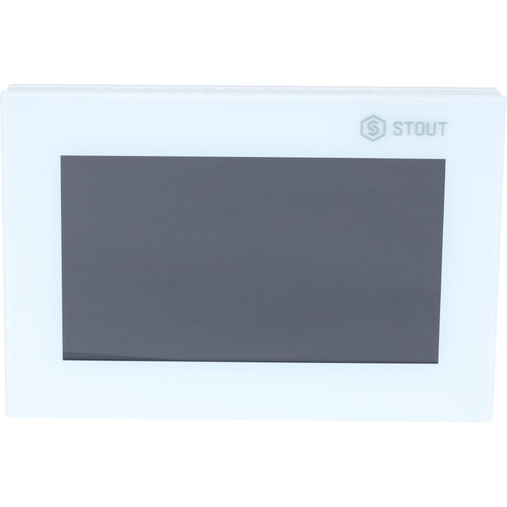 STOUT Беспроводная панель управления M-8e для рейки L-8e, белая STE-0101-008004