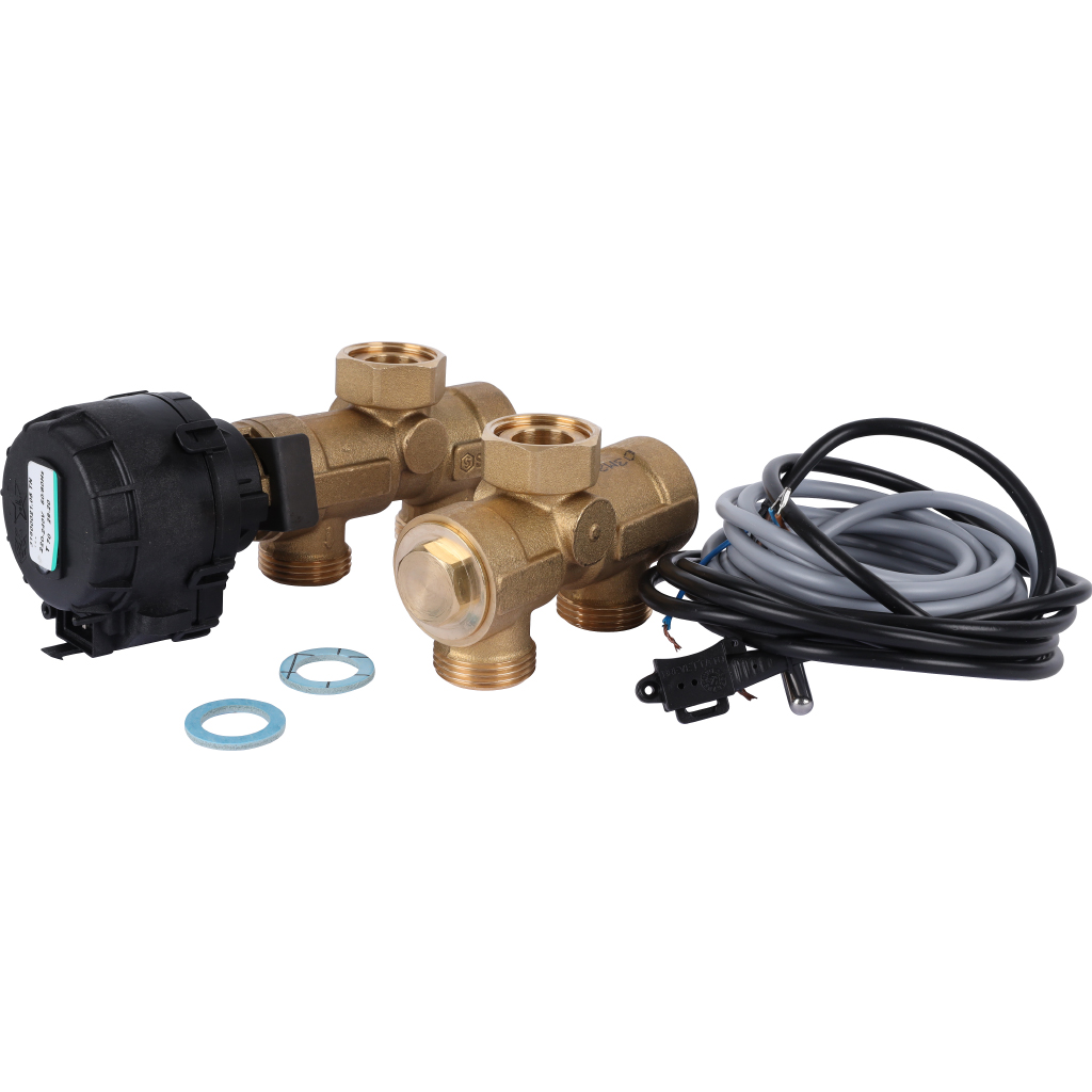 STOUT Комплект трехходового клапана для котла + бойлера STOUT SFB-0001-000001