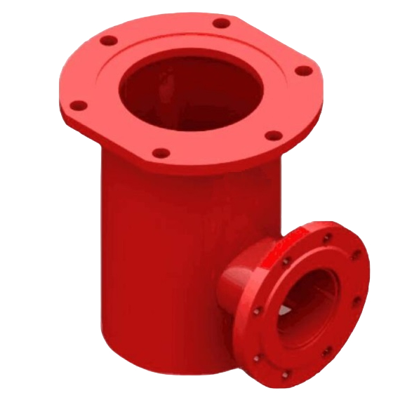 Подставка пожарная фланцевая сталь ППФО 100 Ру10 СпецСнаб 016-4369 Ду 100 мм