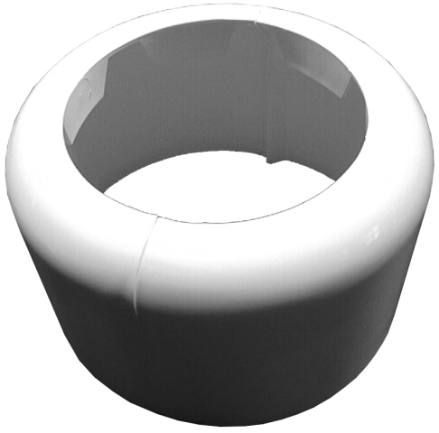 Декоративная розетка для унитазного патрубка HL7.WE Ду DN110 мм