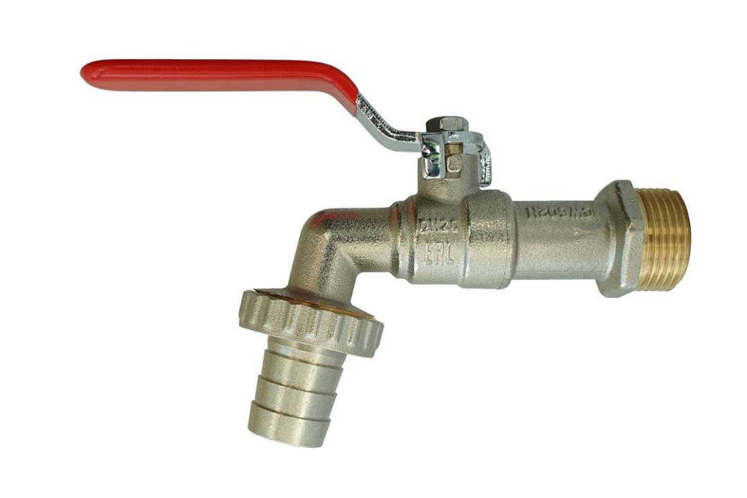 Ридан BVR-CR 065B8301RG — Кран шаровой ГОСТ спускной под шланг PN10 DN20; Т -20 ℃ ...+95 ℃; материал корпуса латунь Ду 20 (ГОСТ 28338) мм