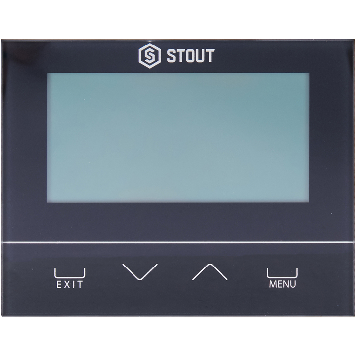 STOUT Беспроводной комнатный двухпозиционный регулятор ST-292v2, черный STE-0101-010005