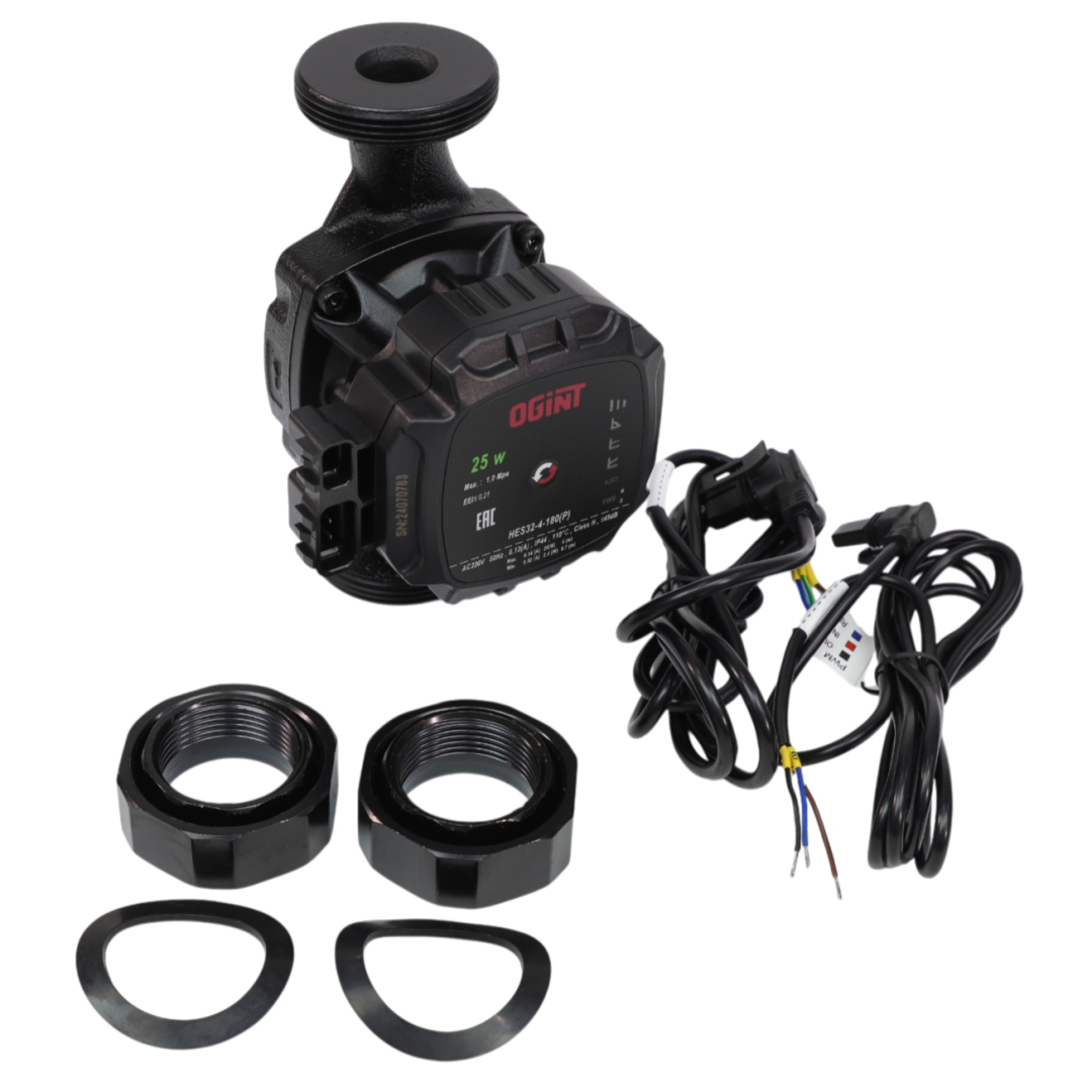 Насос циркуляционный с мокрым ротором HES32-4-180(P) PN10 1х220-240В/50 Гц Ogint 215-3655