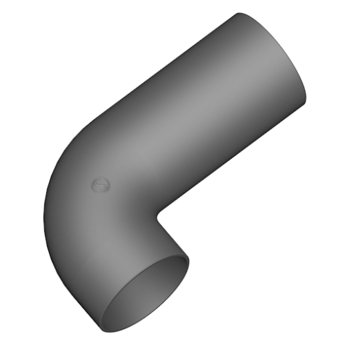 88° Отвод S-KML с удлиненной (250 мм) стороной DN 80 24082 Ду 80 мм