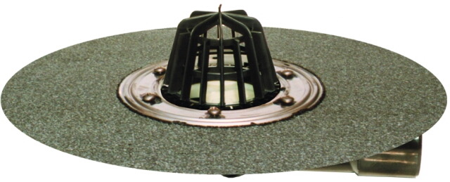 HL 80.3H Воронка для балконов и террас с полимербит. полотном Ду DN50/75 мм