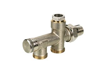 Присоединительная деталь Danfoss RA-К с запорным краном (С1) 013G3367