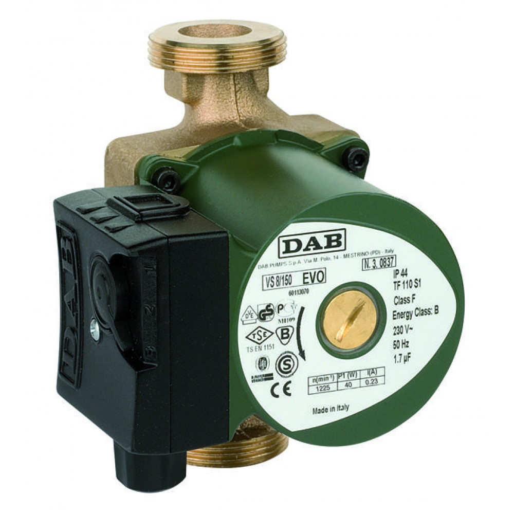 Насос циркуляционный с мокрым ротором для ГВС VS 8/150 M PN10 1х230В/50Гц DAB 60182217H 115-3970