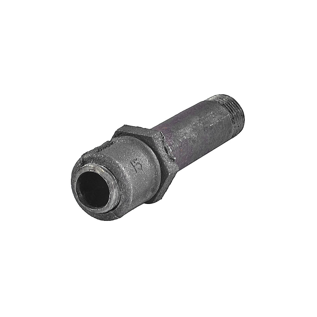 Сгон сталь Ду 25 L=130мм в комплекте муфта и контргайка чугун ГОСТ 8969-75 КАЗ 027-1292