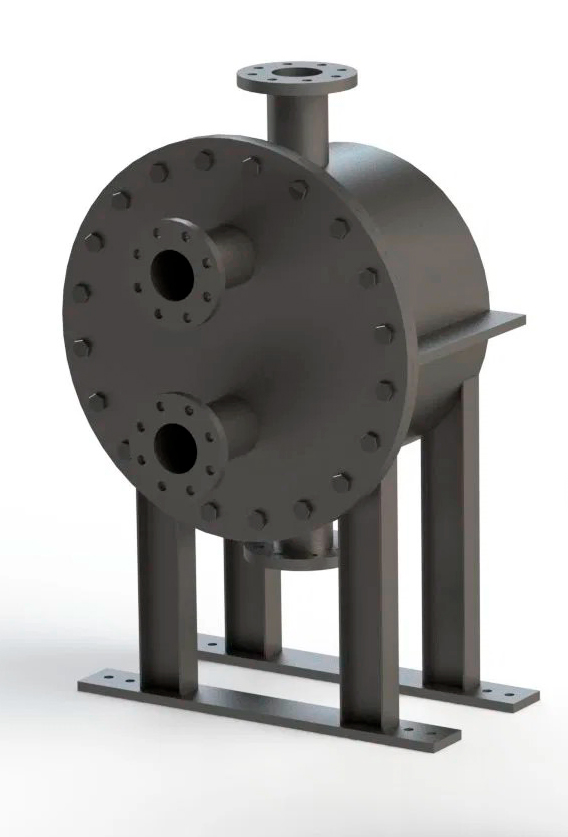 Сварной пластинчатый теплообменник ParmaBlock R-CW1200 WhiteNord Ду по запросу мм