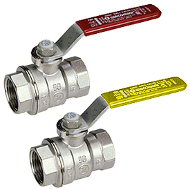 Кран шаровой латунь хром газ R850 Ду 25 Ру12 ВР рычаг Giacomini R850X005 Ду 25 мм