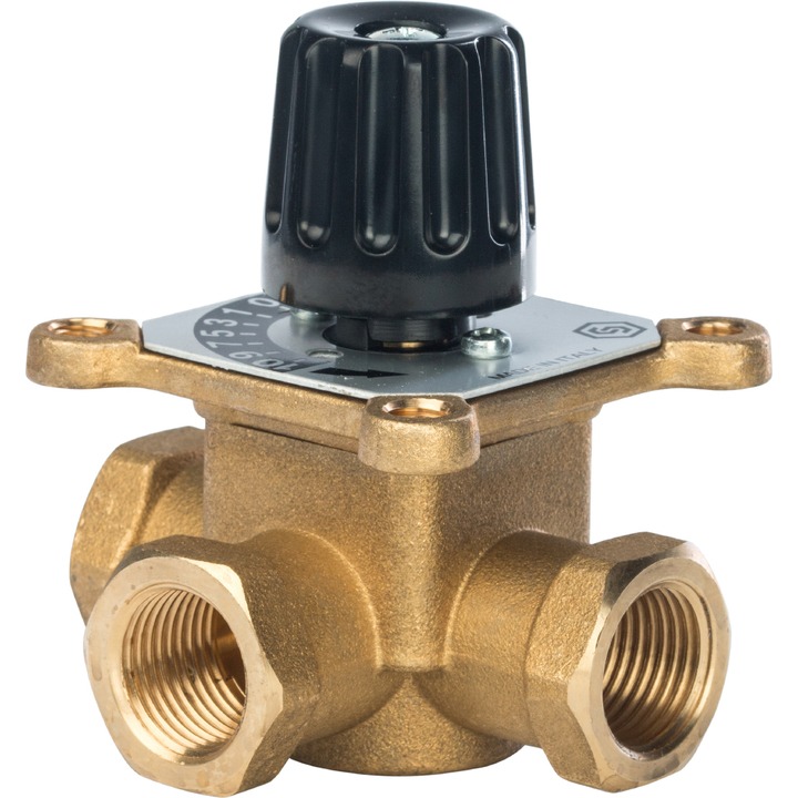 STOUT трехходовой смесительный клапан 1/2" KVs 2,5 SVB-0008-000025 Ду 15 мм