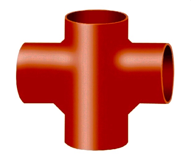 Duker Крестовина чугунная SML 100х100х100/88 град 663874