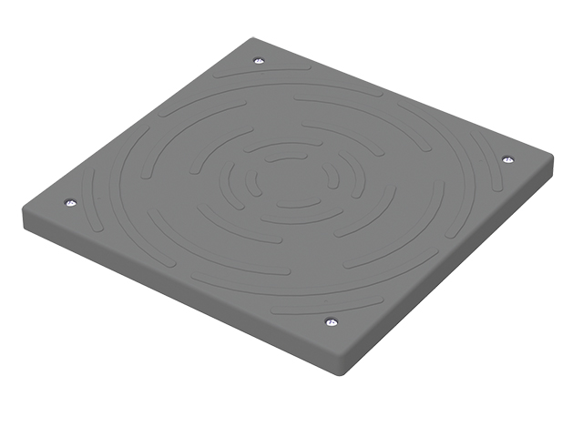 HL0635N.3 Глухая пластмассовая крышка для дренажного и инспекционного колодца HL635N(.0)