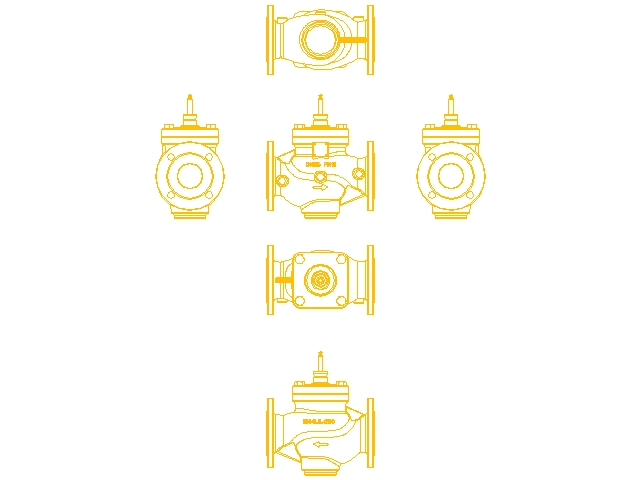 Седельный клапан Danfoss VFM 2 065B3504 Ду 150 мм
