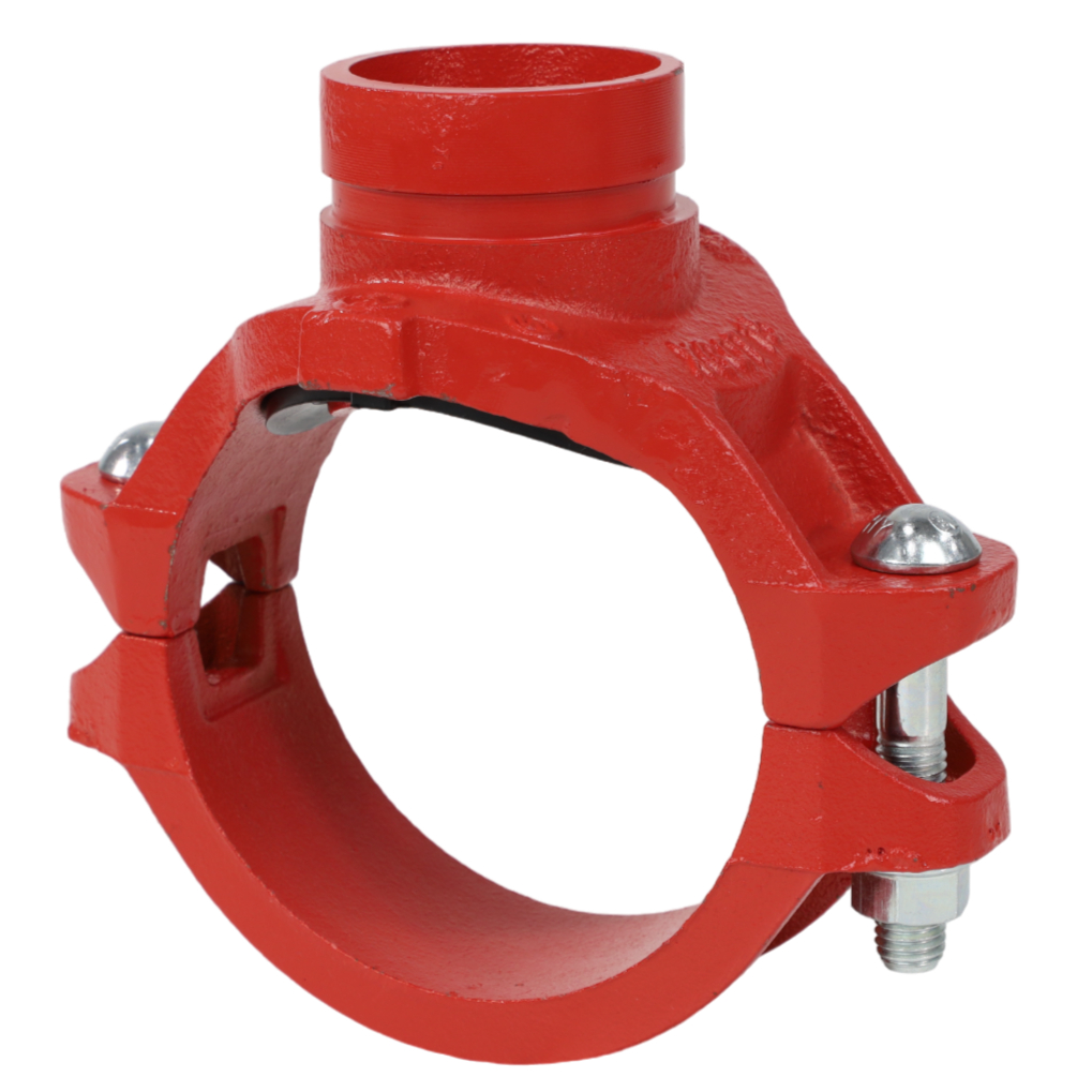 Отвод (седелка) под муфту грувлок ковкий чугун XGQT15 Ду50х32 (Дн60х42) Ру25 JIANZHI 016-4043 Ду Ду50х32 (Дн60х42) мм