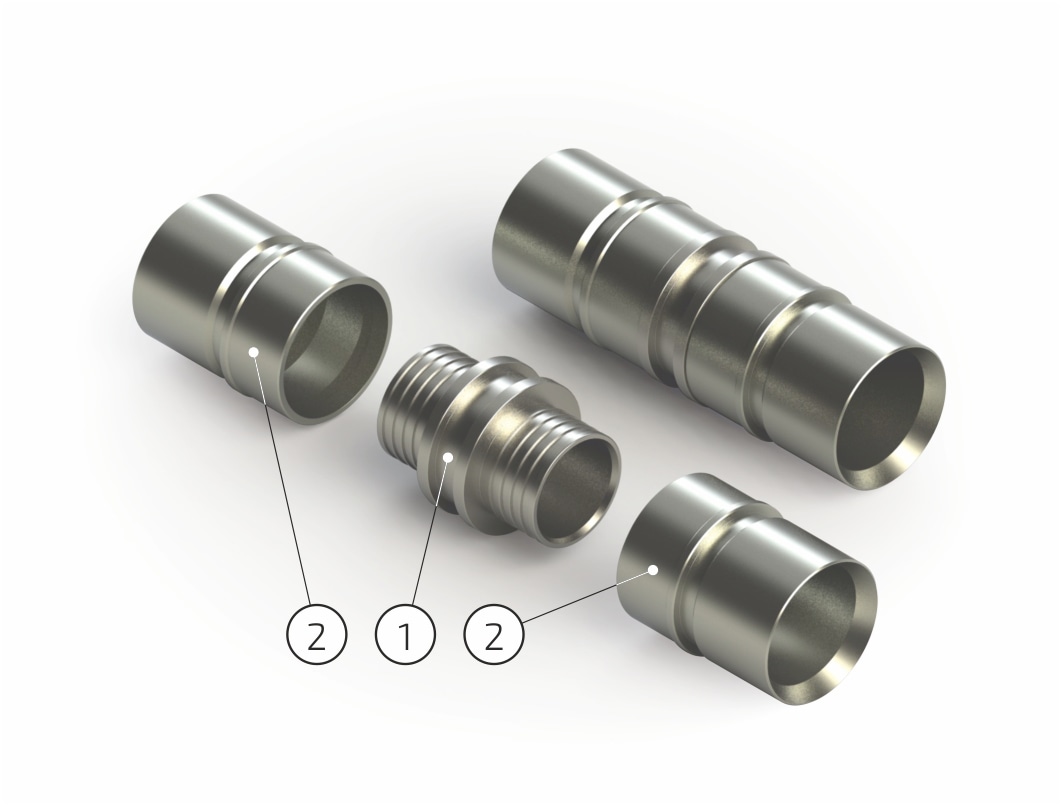 Гильза надвижная нерж. 50 Изопрофлекс 116-0857