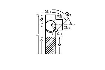 Чугунная крестовина с длинной стороной SML