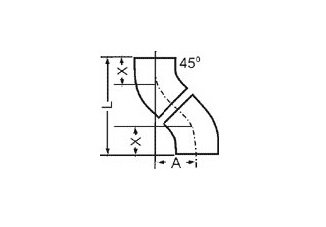 Чугунный уступ SML 30 гр