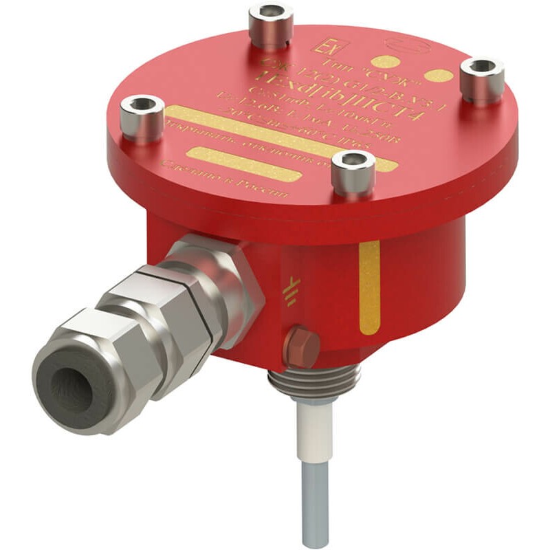 Сигнализатор уровня жидкости с маркировкой взрывозащиты 1Exd[ib]IIСT4 с кабельным вводом Спецавтоматика 12411 016-2799