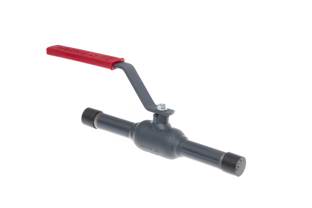 Ридан RJIP Standard 065N9600R — Кран шаровой WW DN15 PN16 (приварной, с рукояткой, стандартный проход) Ду 15 мм