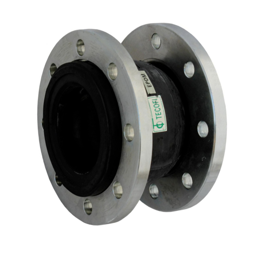 Компенсатор резиновый антивибрационный EPDM DI724016N Ду 200 Ру16 фл L=205мм Tecofi DI724016N-0200 сжатие/растяжение 20/12 мм 033-0988