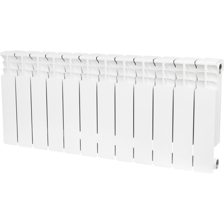 STOUT Space 350 12 секций радиатор биметаллический боковое подключение RAL9016 SHT-0001-003015