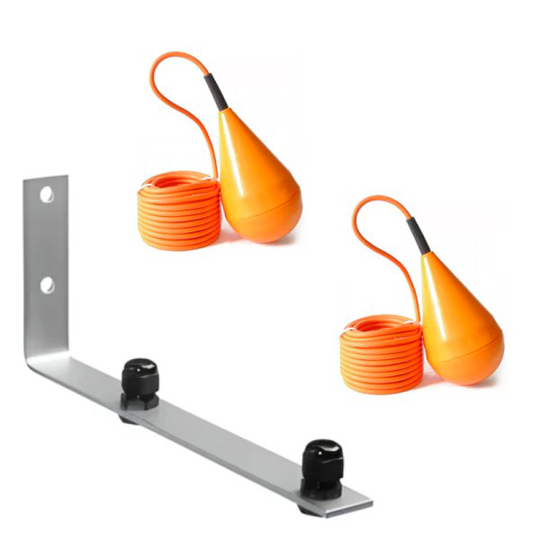 Комплект поплавковых выключателей 2хMS1 PVC кабель 10 м с 1 кронштейном Vandjord 52411007 215-4051