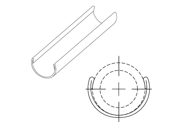 Фиксирующий желоб REHAU