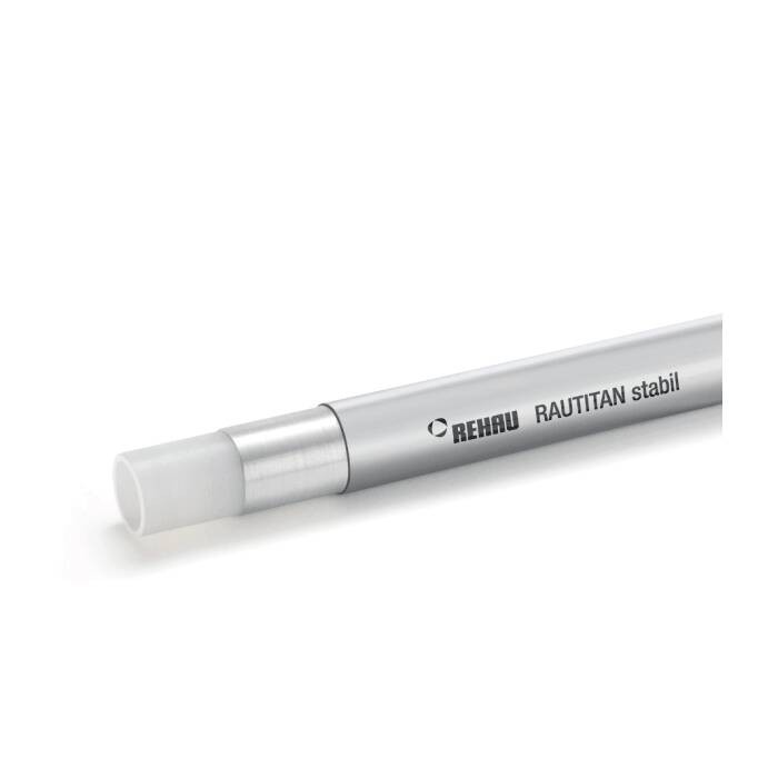 Труба PE-Xa/AI/PE серая Дн 20х2,9 Ру10 Тмакс=95C L=5м RAUTITAN stabil Rehau 11300811005 Ду 20 мм