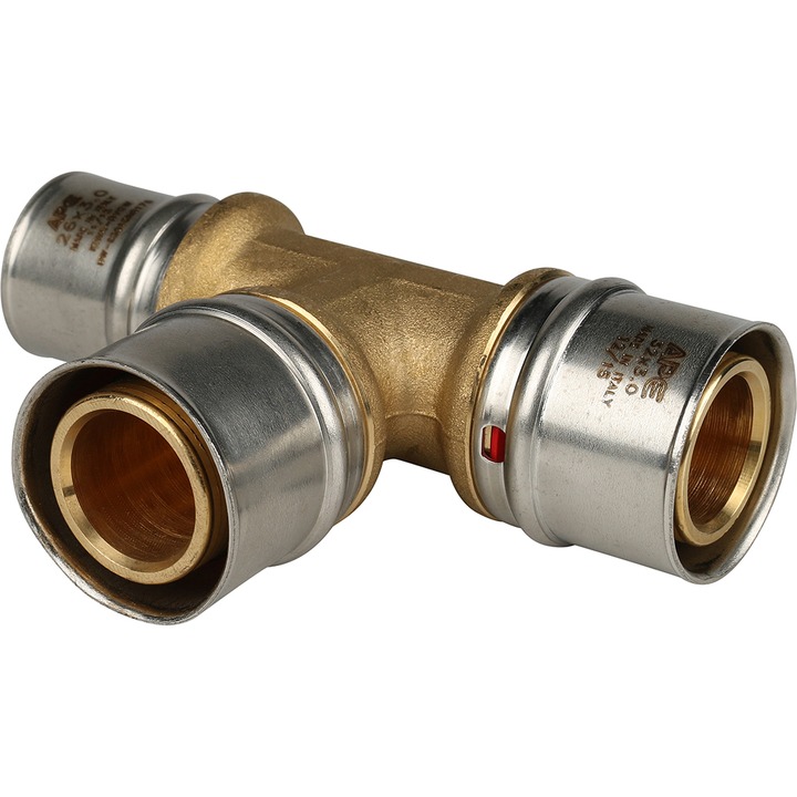 STOUT Тройник переходной 32x32x26 для металлопластиковых труб прессовой SPM-0001-053230