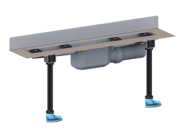 Угловой душевой лоток "Плоской" версии HL50WF.0/70 Ду DN50 мм