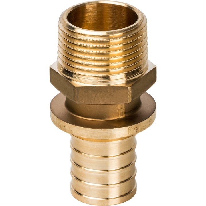 STOUT Переходник с наружной резьбой 32xR 1" для труб из сшитого полиэтилена аксиальный SFA-0020-000032