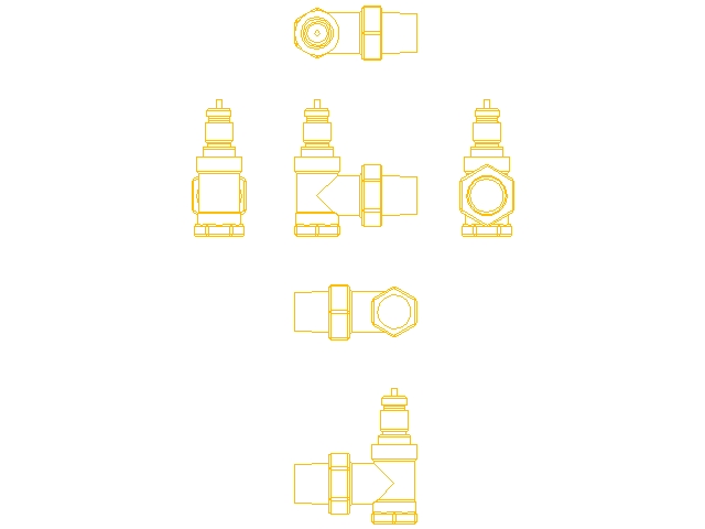 Радиаторный клапан Danfoss RTR-N 013G7016 013G0016 Ду 20 мм